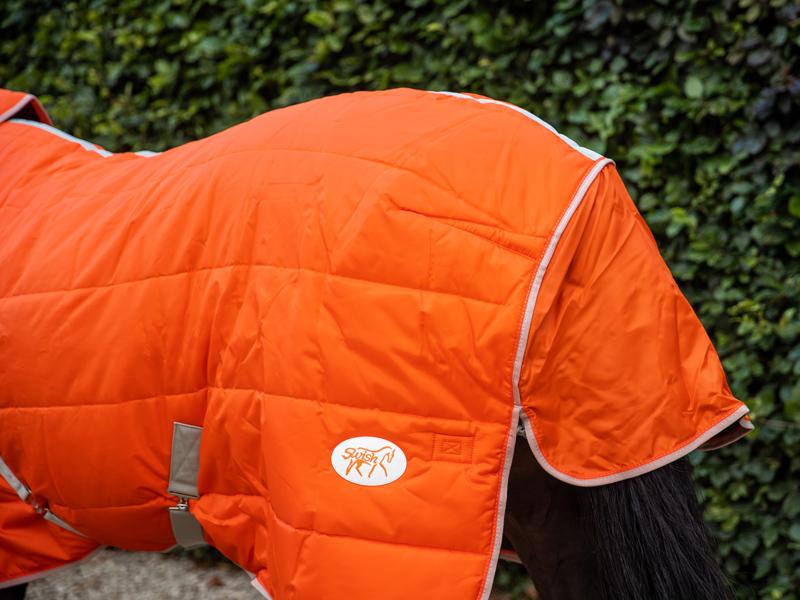 100g Stable Rug With Detachable Neck - Orange