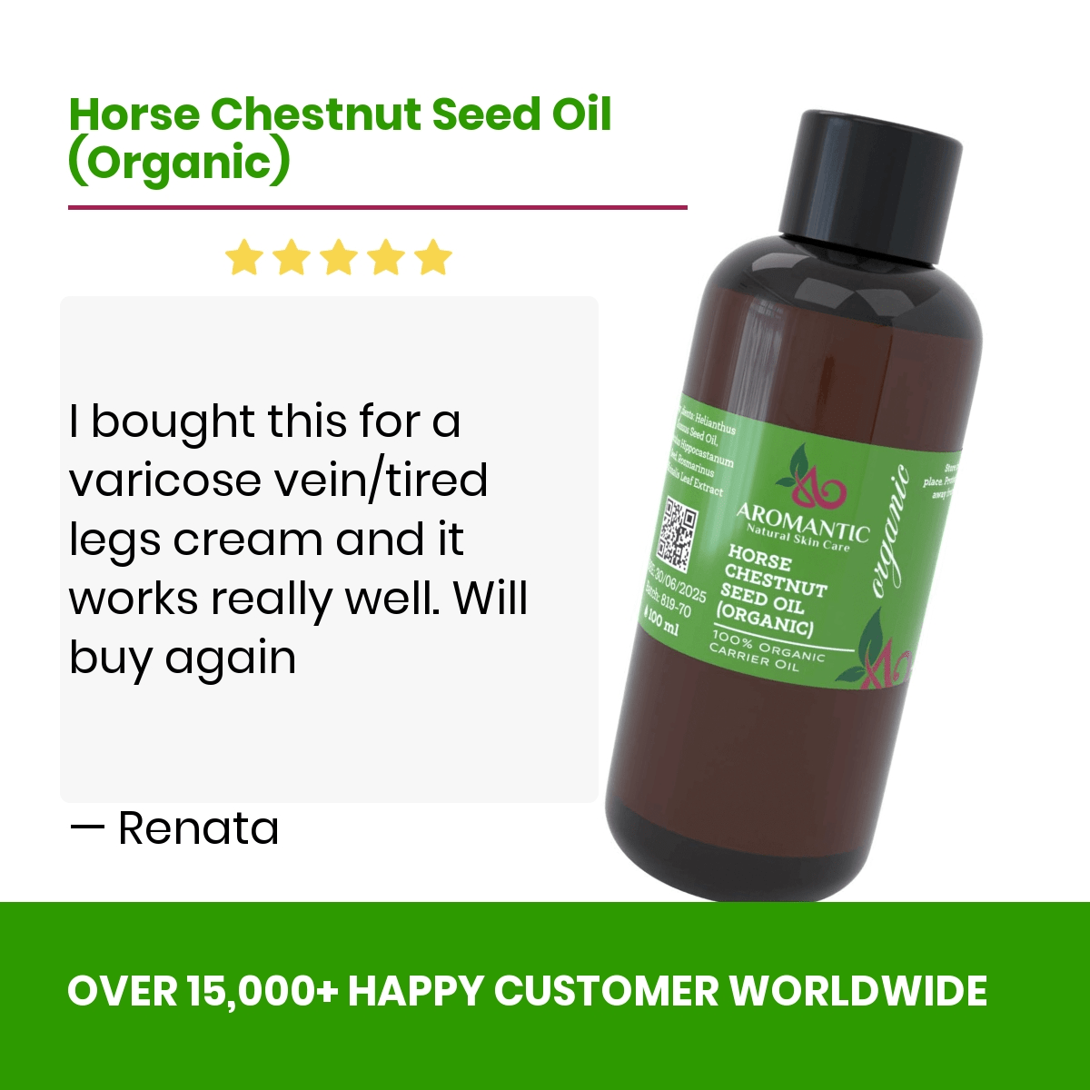 Organic Horse Chestnut Seed Oil