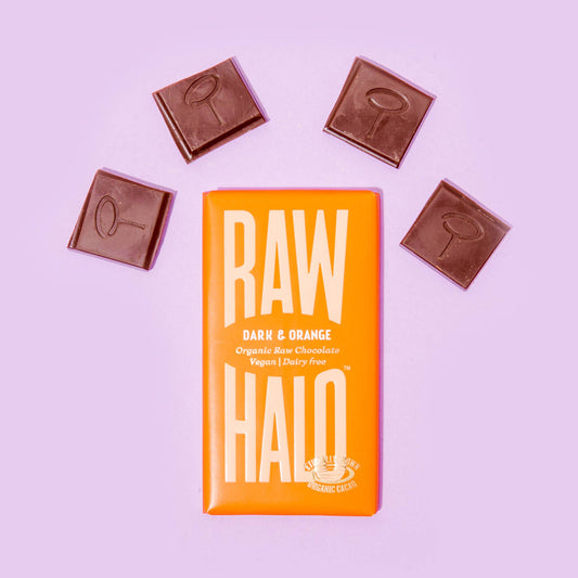 Organic Vegan Dark Chocolate with Orange 35g