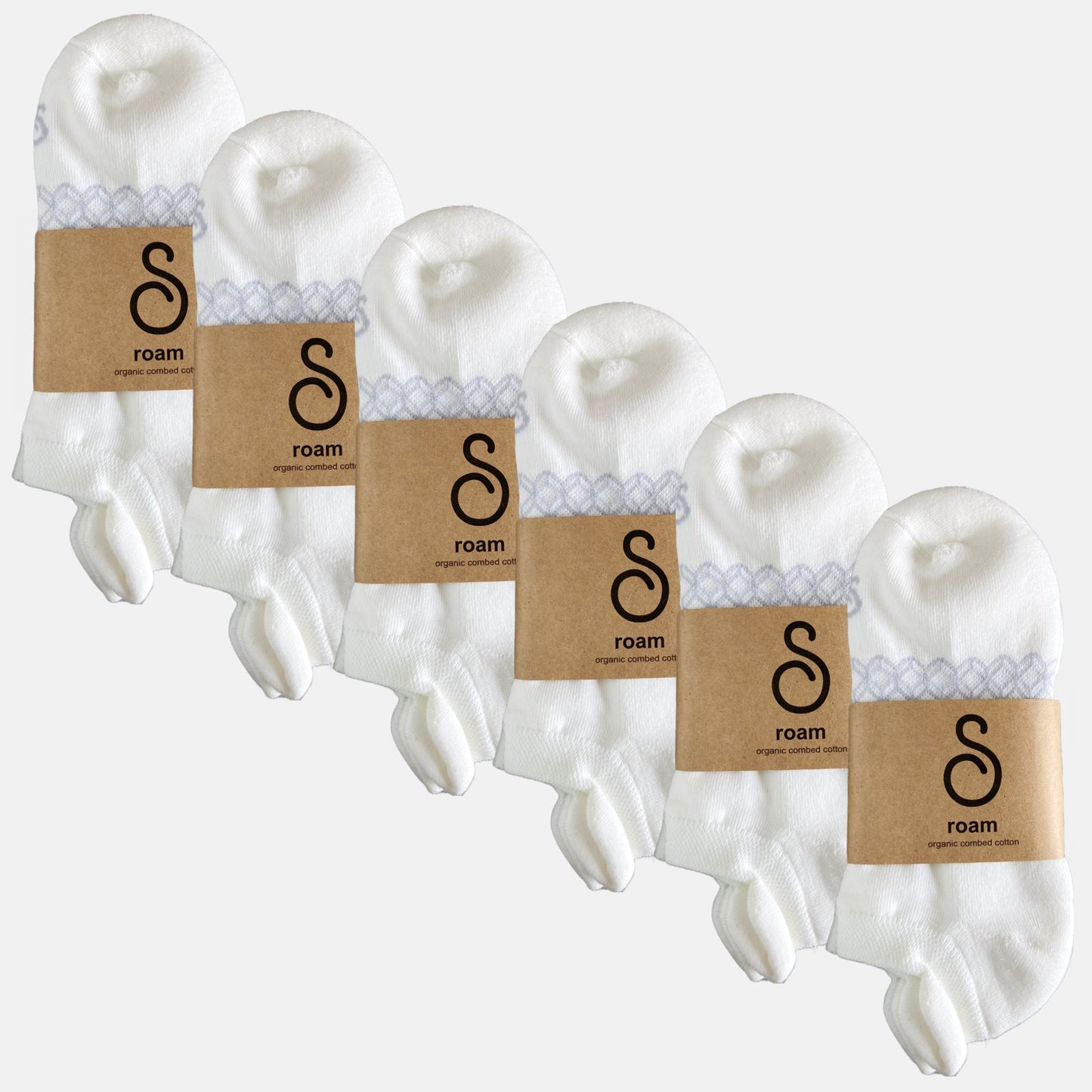 trainer socks - organic combed cotton