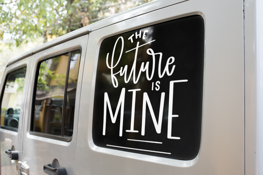 The Future Is Mine Inspirational Sticker