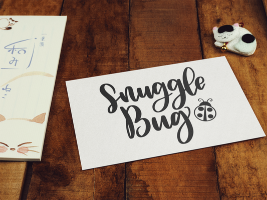 Snuggle Bug Baby Sticker