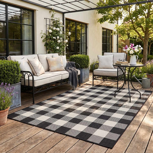 Ecology Outdoor Rug Black | 700BL
