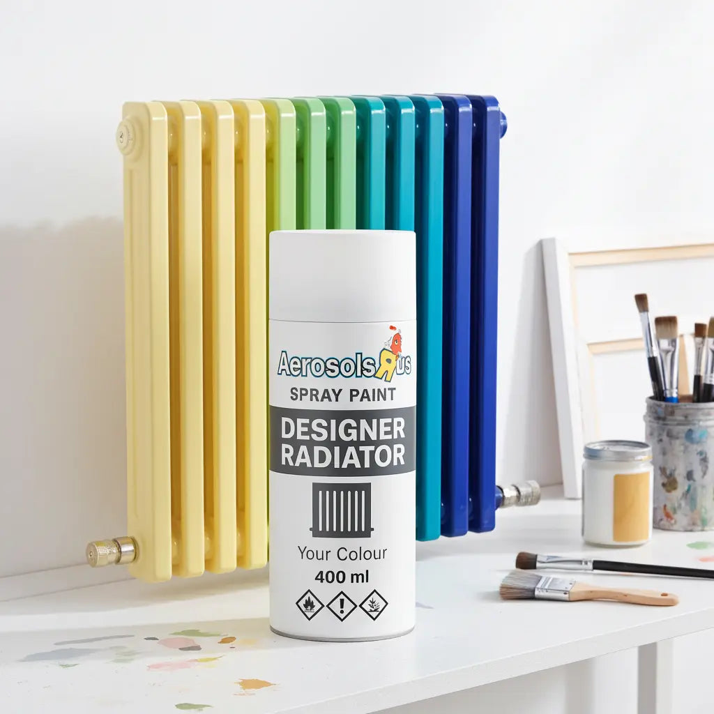 Designer Radiator Spray Paint 400ml, Heat Resistant