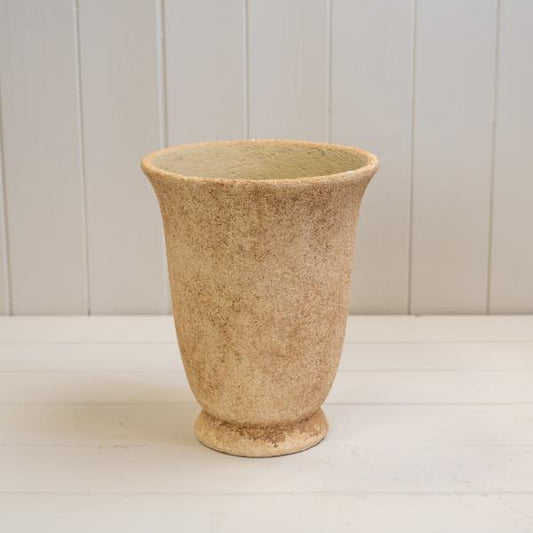 Clay Cement Urn Pot TD18.5xH23cm Weight-2014g