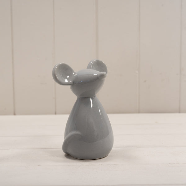 Medium Grey Ceramic Mouse