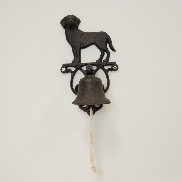 Cast iron doorbell dog design