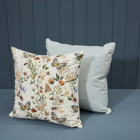Handmade Washable Cotton Printed Cushion with Filling