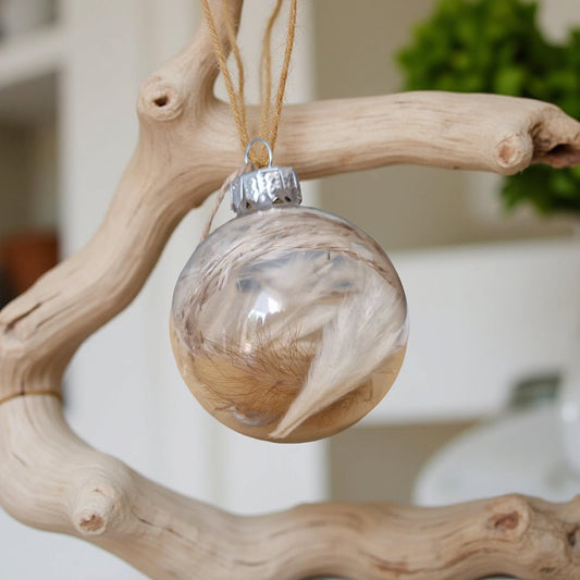Dried Flower Bauble | Pampas or Rose Petal
