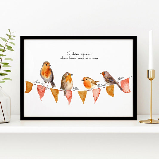 Family tree frame | Personalised wall art print