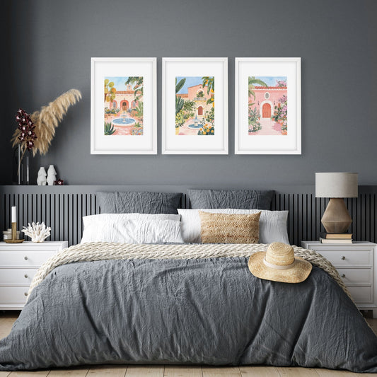 Pictures For Walls | Set of 3 Beach Decor Wall art Prints