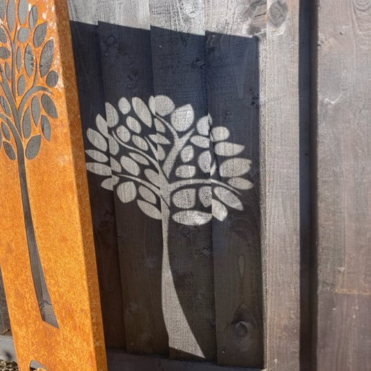PoppyForge Tree Decorative Garden Screen