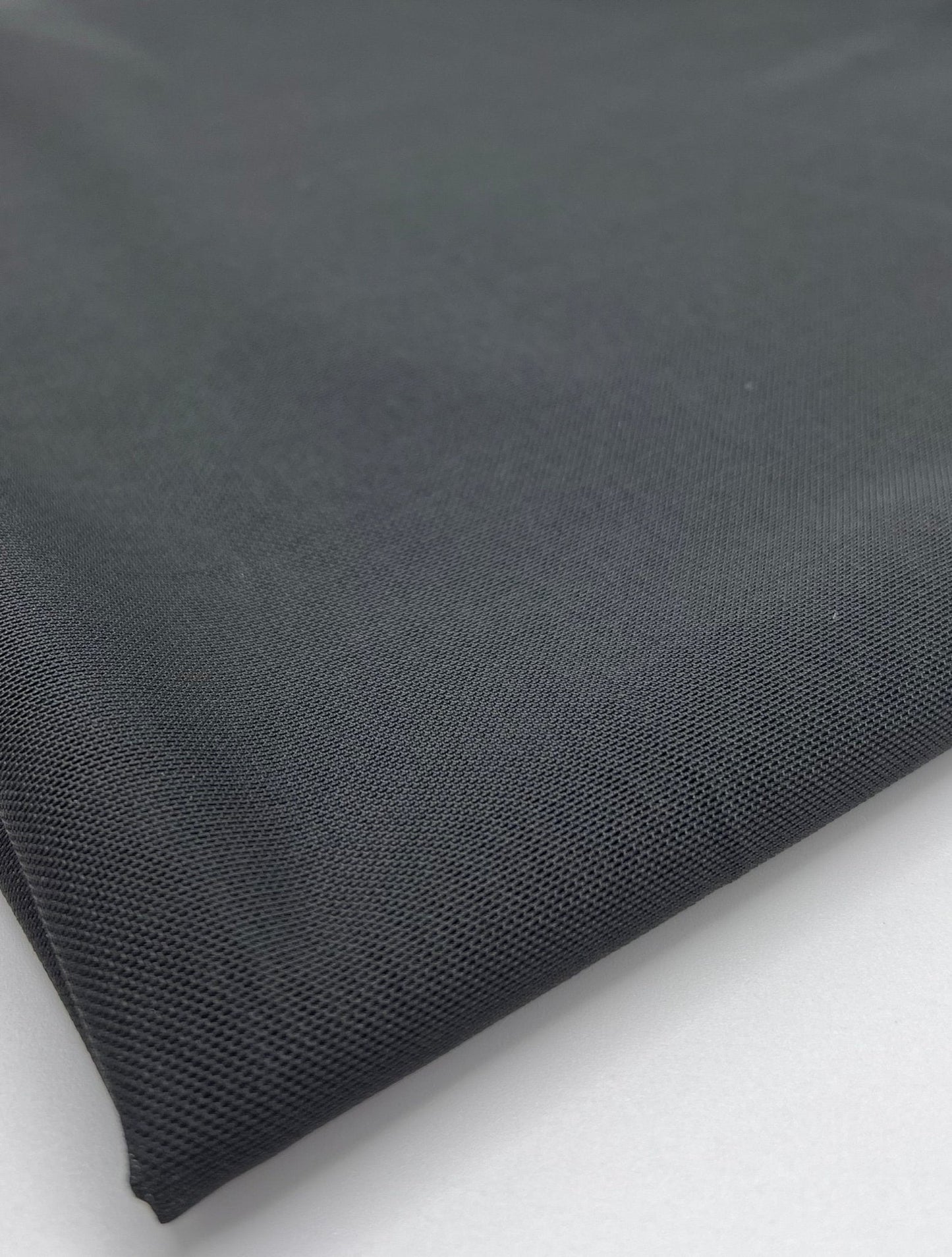 Plain Black Mesh Fabric Stretch