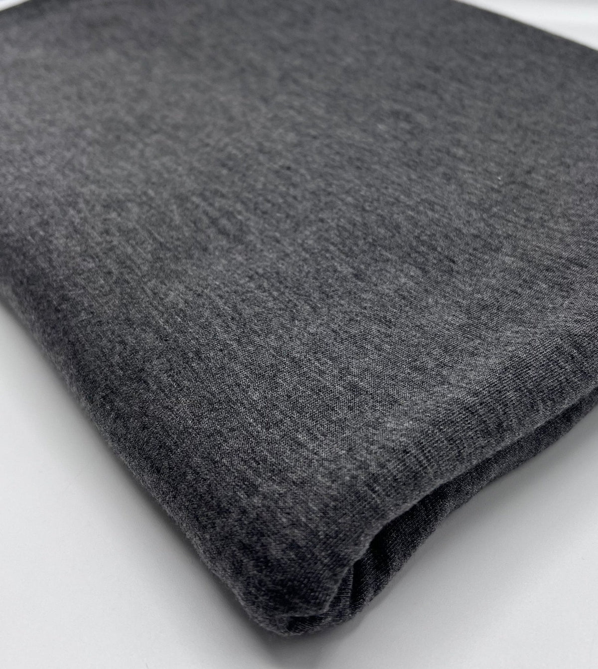 Plain Charcoal Viscose Elastane Fabric 4 Way Stretch Jersey