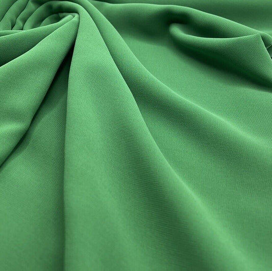 Plain Green Chiffon Sheer Dress Bridal Fabric