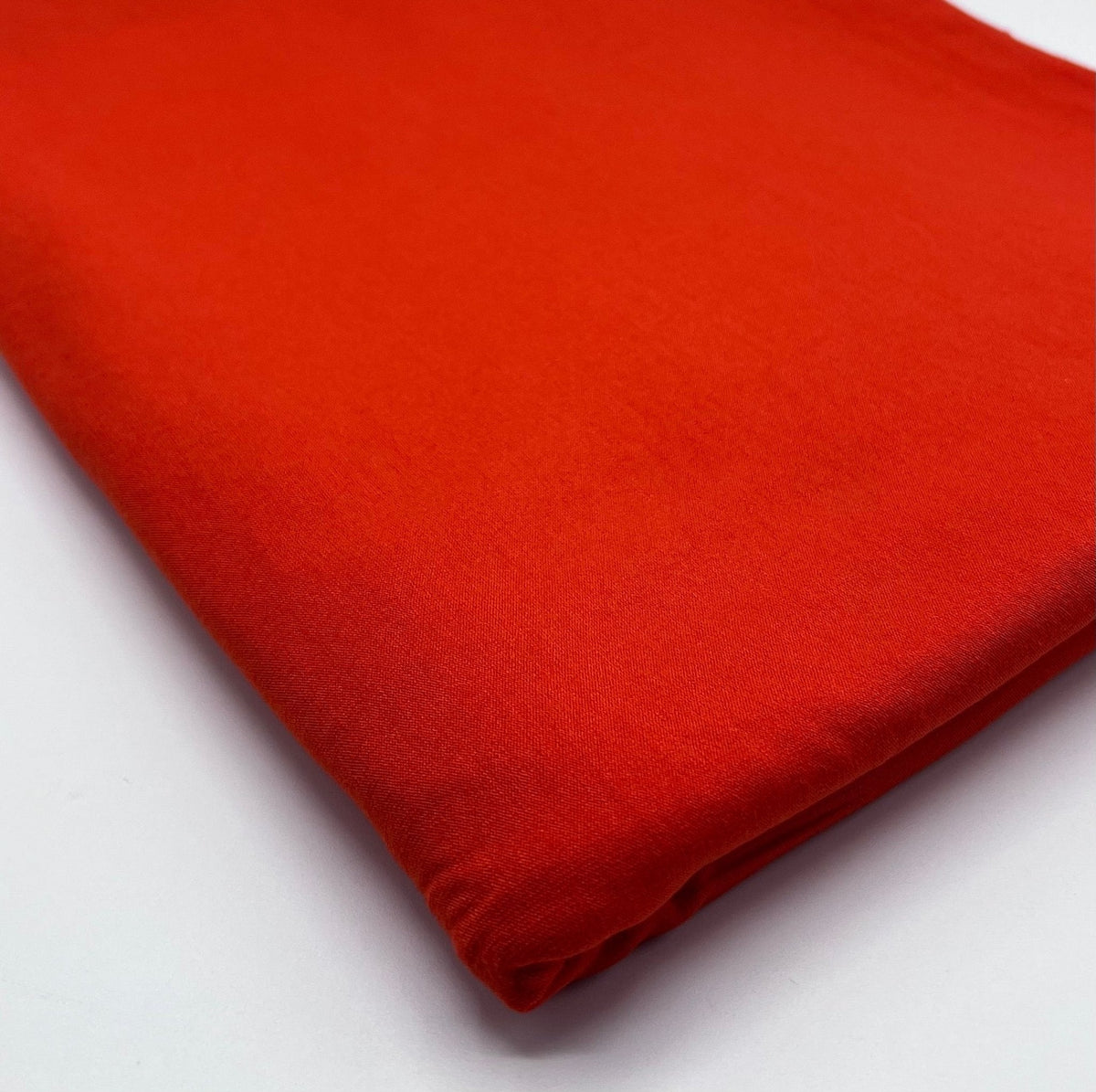 Plain Orange Viscose Elastane Fabric 4 Way Stretch Jersey