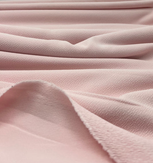 Plain Pastel Pink Liverpool Bullet Stretch Fabric