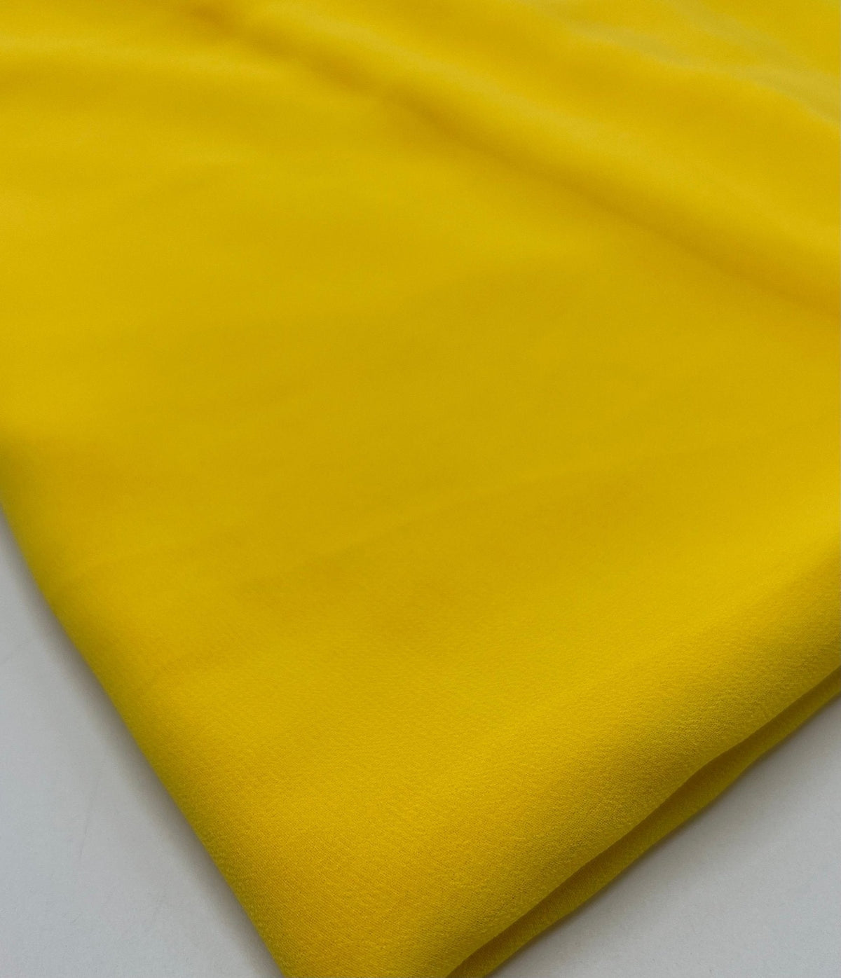Plain Yellow Chiffon Sheer Dress Bridal Fabric