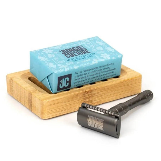 Plastic Free Solid Shaving Soap Bars For Cleansing & Smooth Shaving - 100g