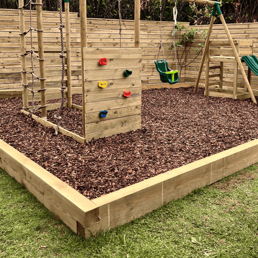 PlaySafe Playground Bark and Sand Combo for Kids