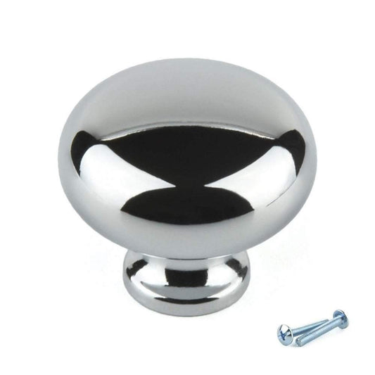 Polished Chrome Cupboard Knob Handle – M4TEC Dunoon C8