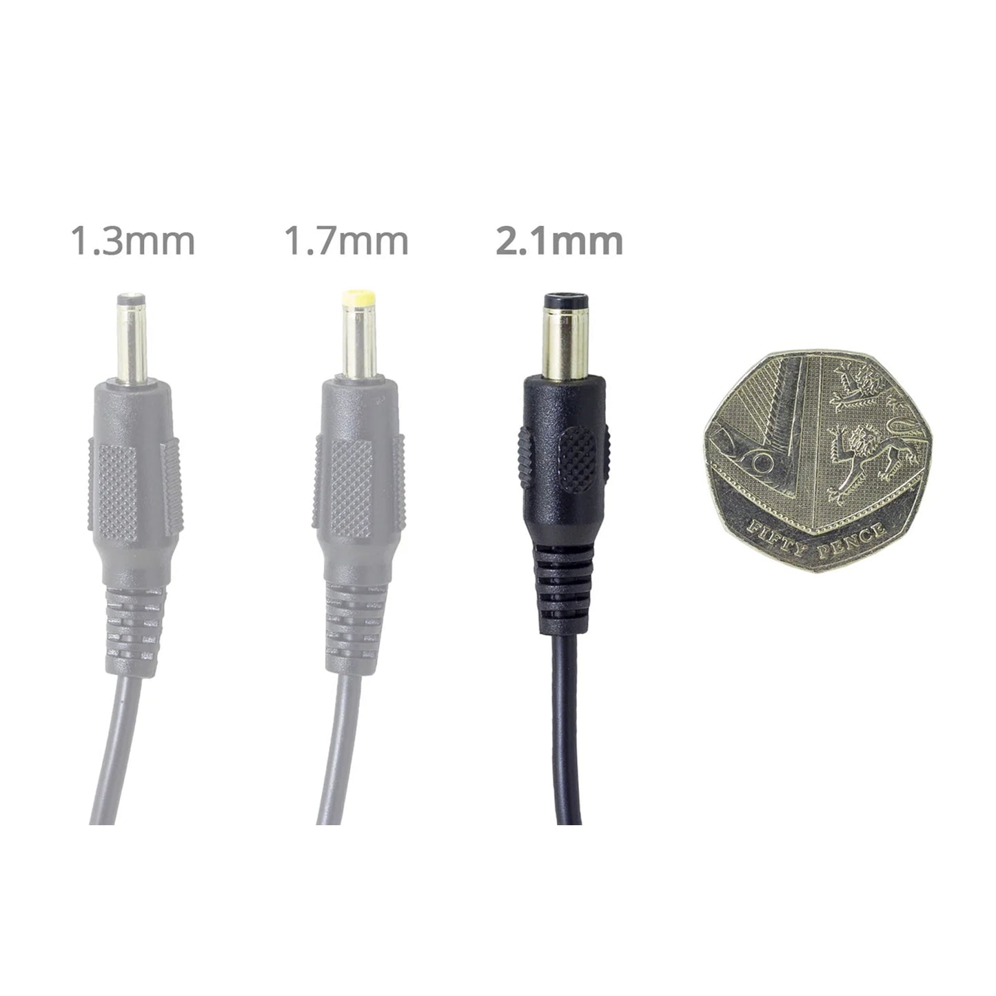 DC Power Extension Cable with 2.1mm/5.5mm Jack