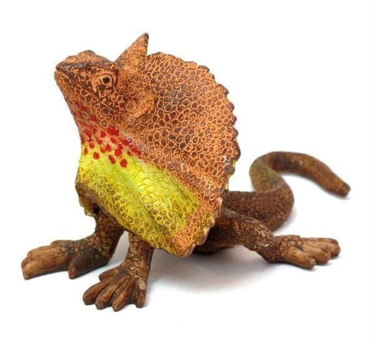 Large Frilled Lizard Figurine