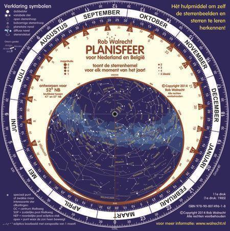 Dutch Planisphere for 52° North (4 pages)