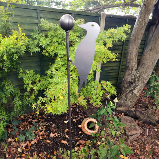 PoppyForge Woodpecker and Ball 5ft Plant Pin (pack of 3)