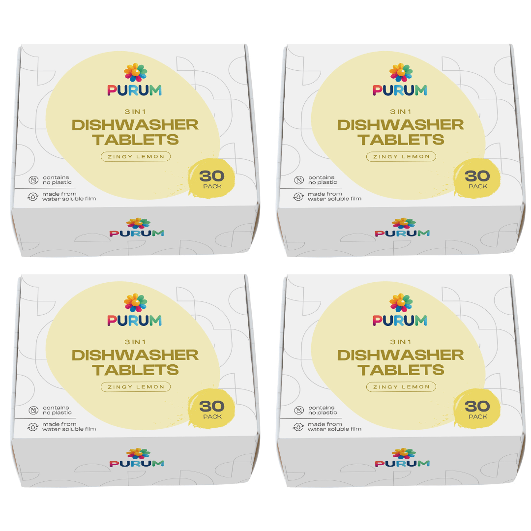 Purum 3-in-1 Dishwasher Tablets – 30 Pack