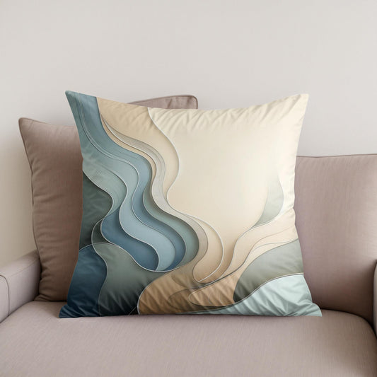 Serenity Shapes Cotton Cushion
