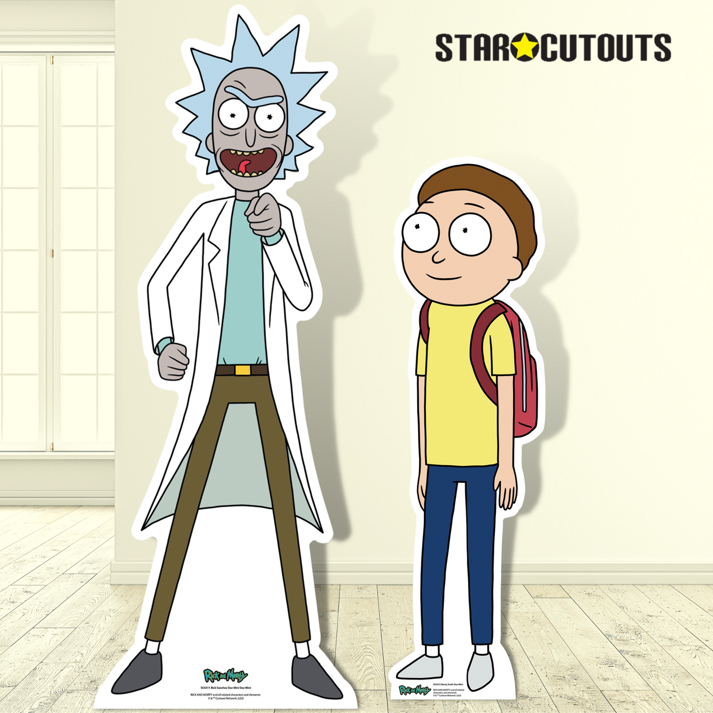 SC4180
Christmas Pickle Rick and Morty Cardboard Cut Out Height 94cm