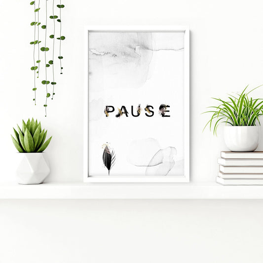 Wall decor for bathroom | set of 3 relaxing wall art