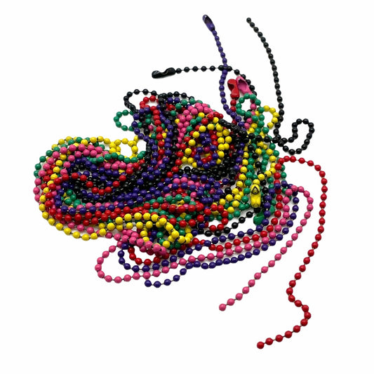 Replacement 30" Colour Coated Steel Chain - U.S.A Ball 2.4mm Bead with connector (1 - 10 Pack)