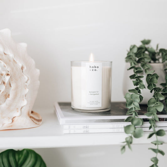 Large Balsam Fir and Bergamot Candle
