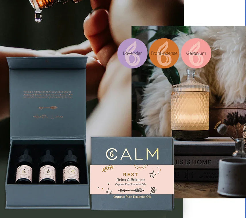 Rest Calm Essential Oil Set