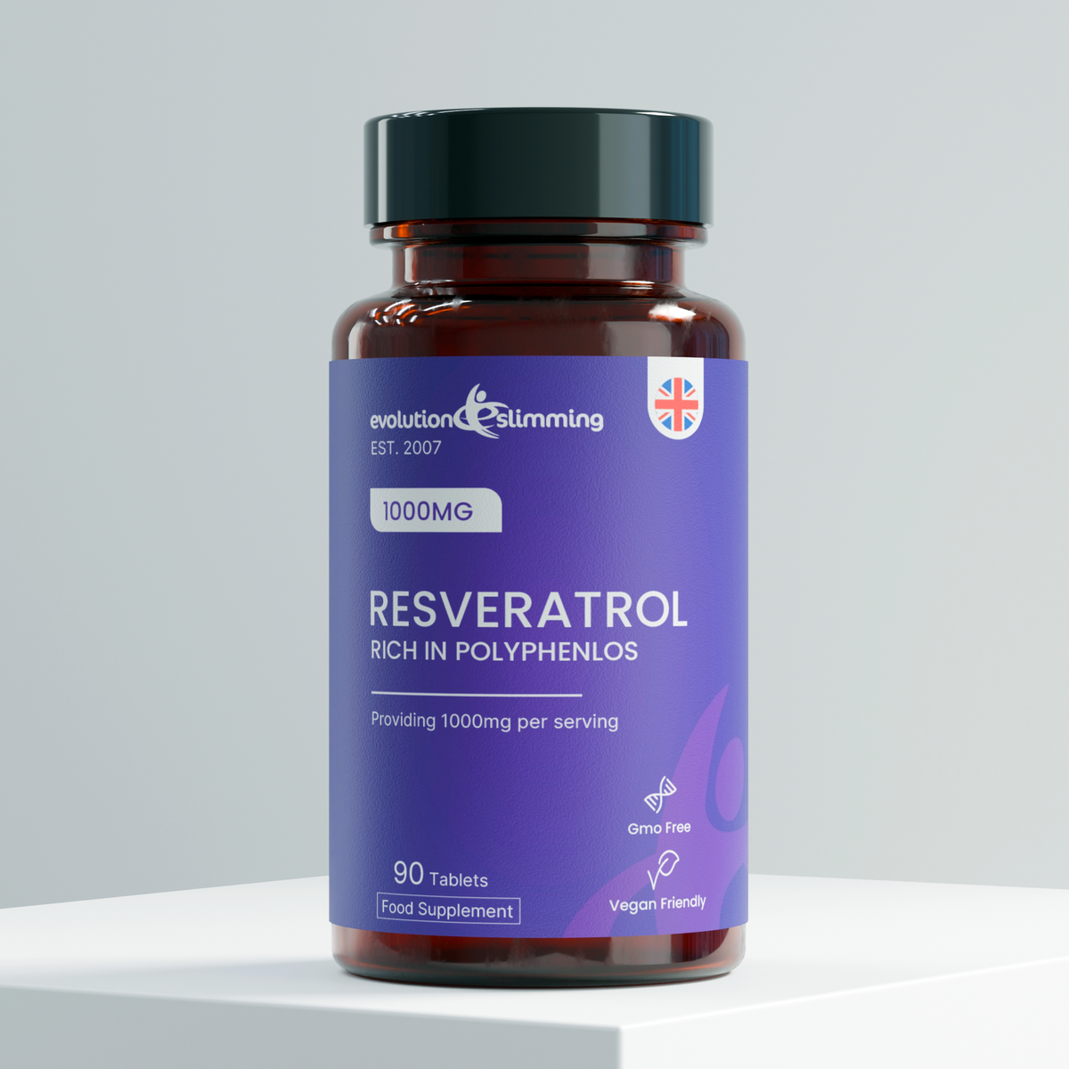 Resveratrol 1000mg Daily Capsules | Ageing Health & Daily Support