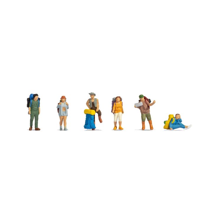 Backpackers (6) Terrarium Figures 15247