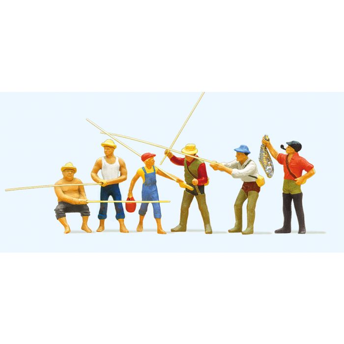 Fishermen (6) Terrarium Figures 10077