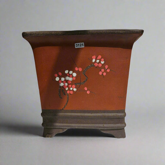 26cm Premium Unglazed Bonsai Pot | Cascade | 26cm x 24cm | Brown