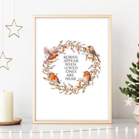 Personalized Family Tree - Festive Christmas Decor!