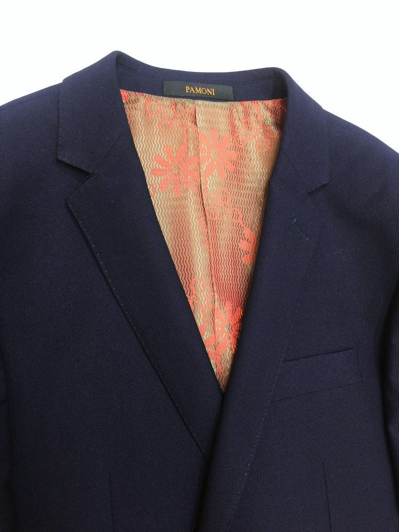 Violet Birdseye 2-button Slim Fit Suit