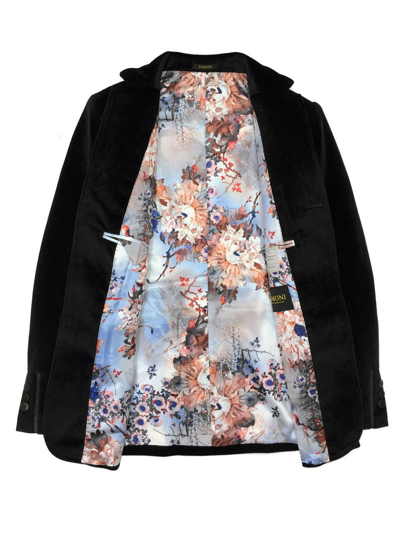 Black Velvet Casual Jacket