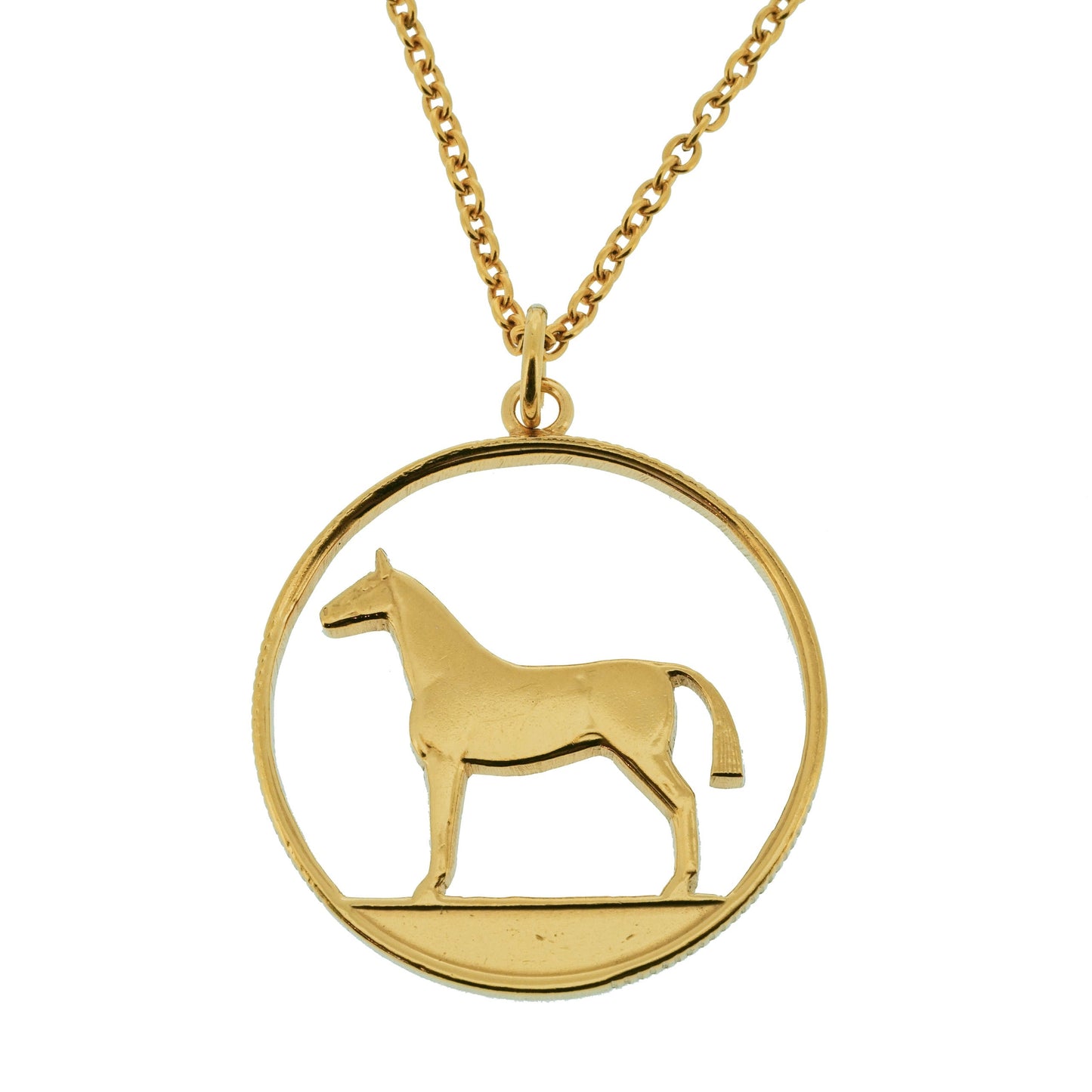 Irish Twenty Pence - Cut Out Coin Necklace