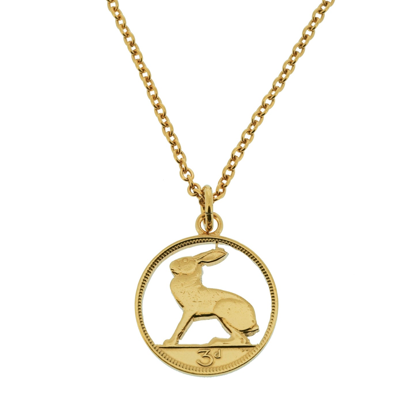 Irish Threepenny - Cut Out Coin Necklace