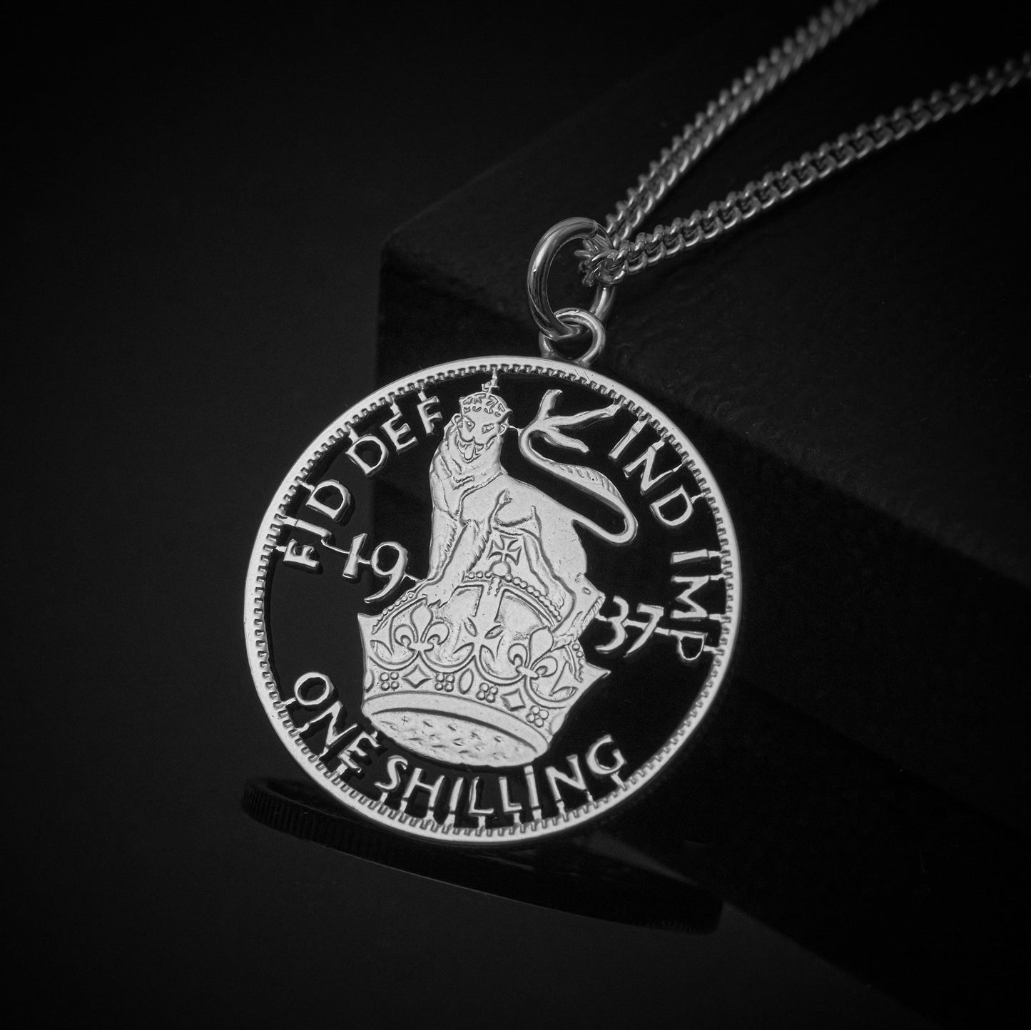 One Shilling (1937-1952) - Cut Out Coin Necklace