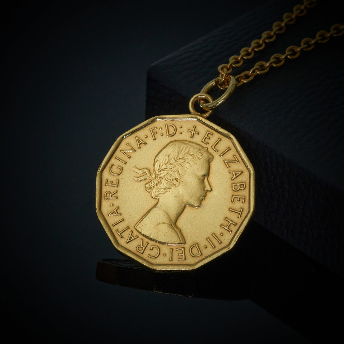Threepence (1953-1967) - Plated Coin Necklace