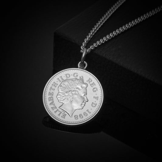 Five Pence (1990-2007) - Plated Coin Necklace
