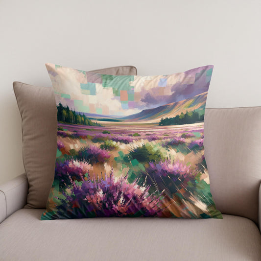 Dundee Heather Fields Majesty Cotton Cushion