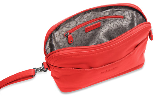 SADDLER BROOKLYN Leather Zip Top Handbag - Adjustable Shoulder Strap, Multiple Pockets - RFID Protected